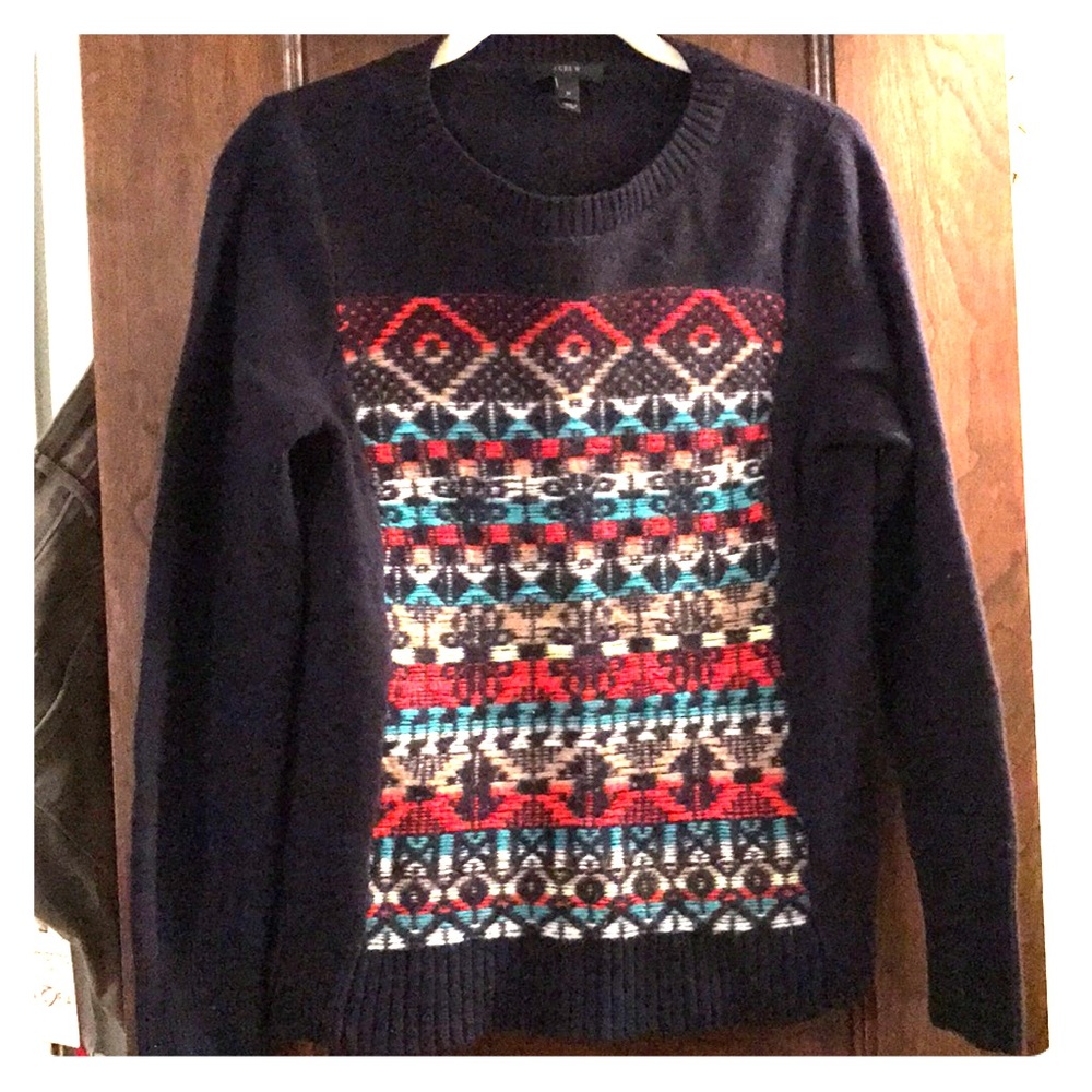 J. Crew navy blue sweater